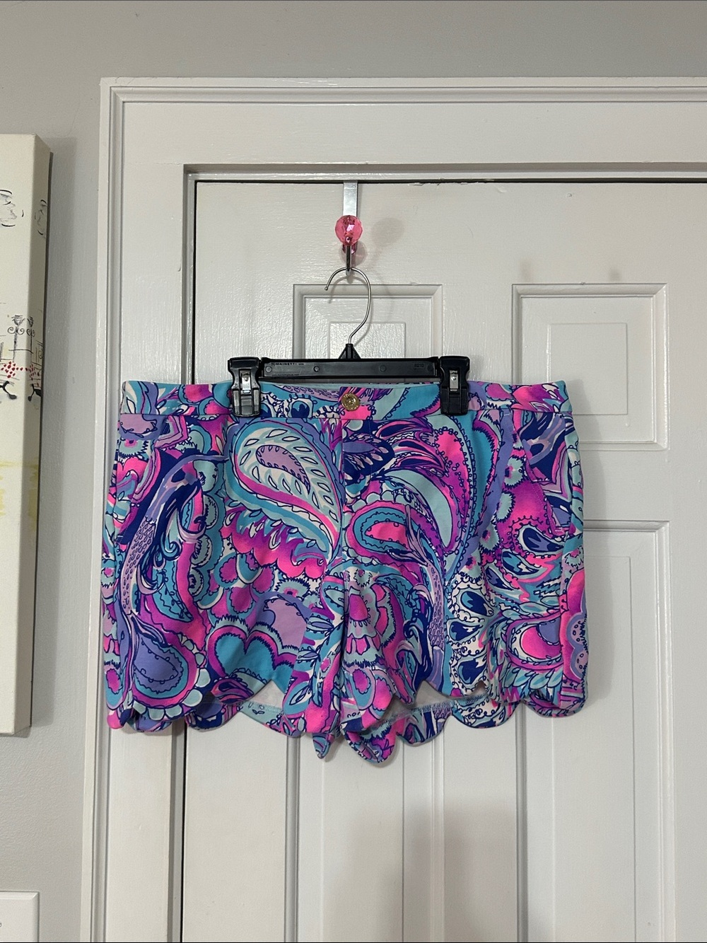 Lilly Pulitzer buttercup knit shorts size 14